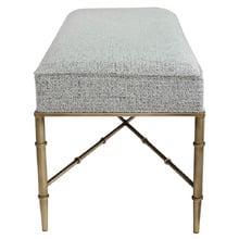 Bridgeton Chenille Ottoman Bench
